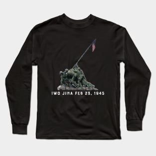 IWO JIMA PACIFIC WORLD WAR II Long Sleeve T-Shirt